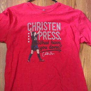 Uswnt Christen Press T Shirt